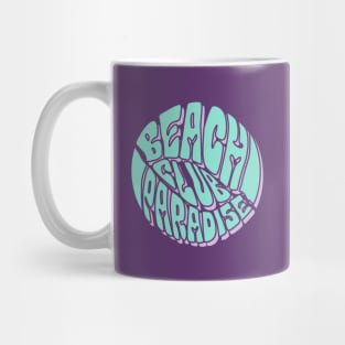 summer Beach club paradise typography Mug